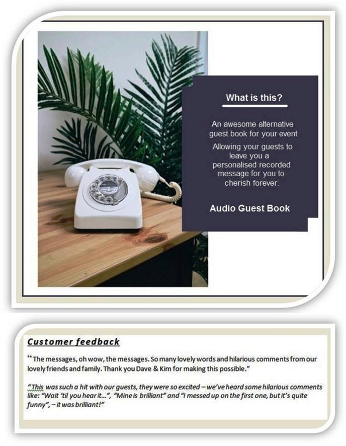 Audio Guest Book